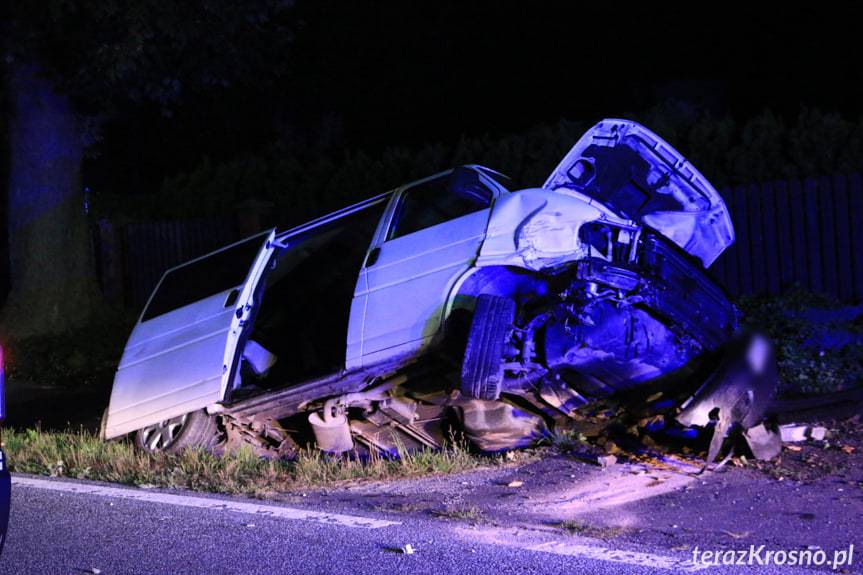 Wypadek w Teodorówce, zablokowana DW993