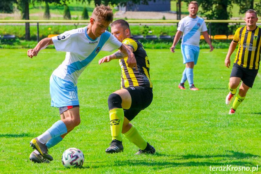 Zorza Łęki Dukielskie na "5" w Lubatówce