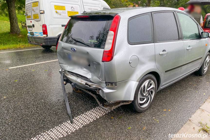 Kolizja czterech samochodów