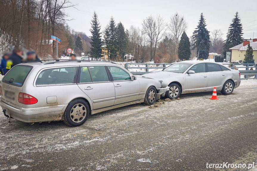 Czołowe zderzenie w Głowience, sprawca pijany