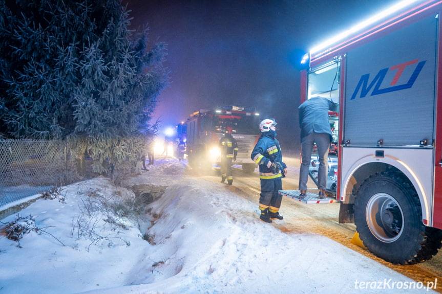 Pożar domu w Faliszówce