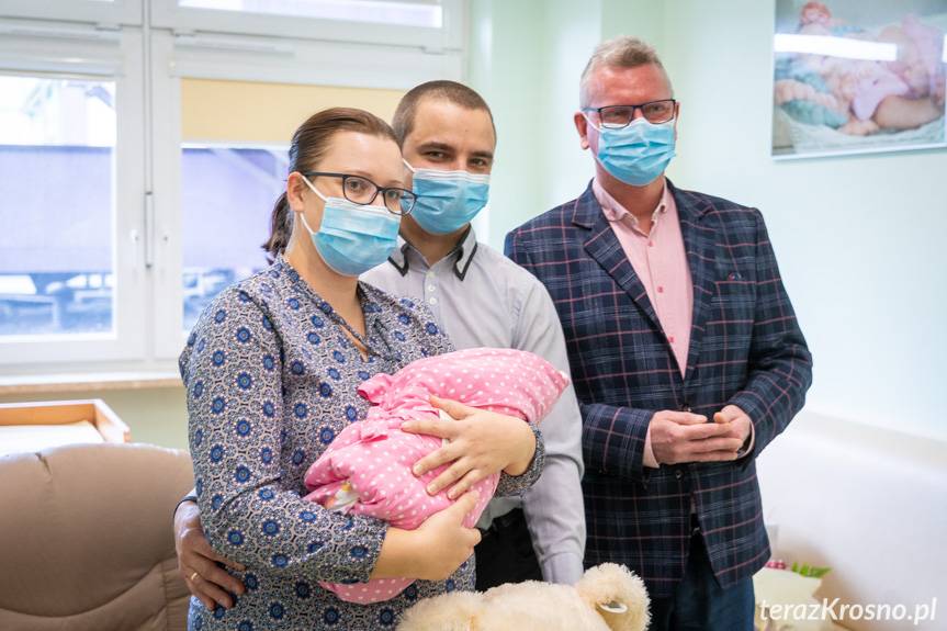 Pierwsze dziecko urodzone w Krośnie w 2022 roku to dziewczynka!