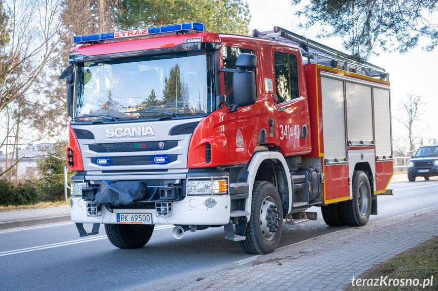 Zdarzenie w Krośnie na skrzyżowaniu