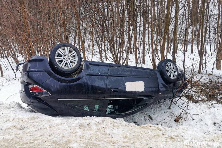 Dachowanie opla w Lubatówce