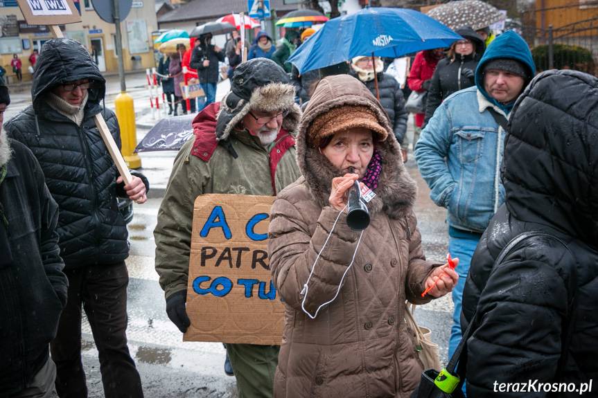Protest przeciw powstaniu kamieniołomu w Iwli