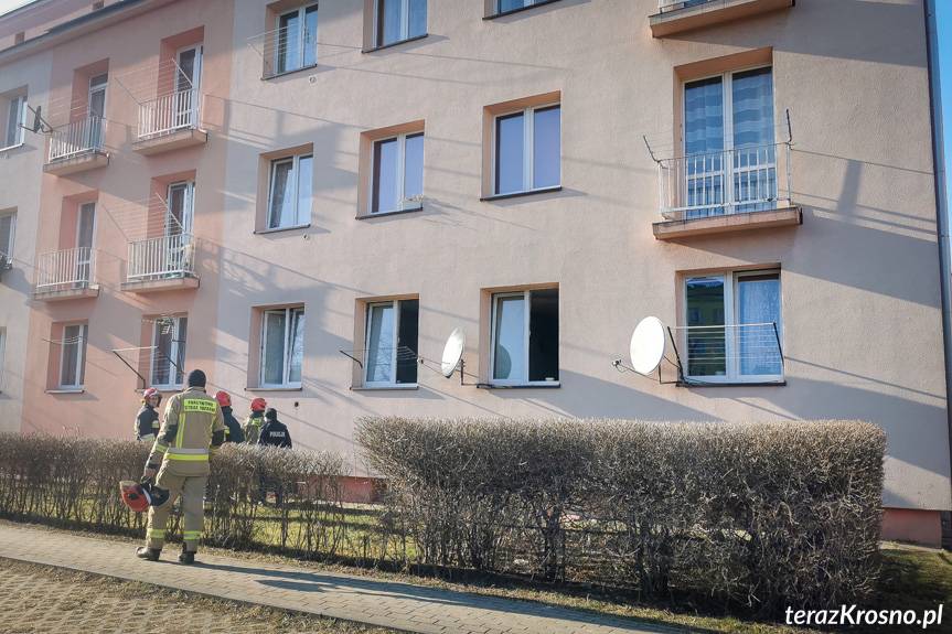 Wybuch w bloku przy ulicy Naftowej w Krośnie
