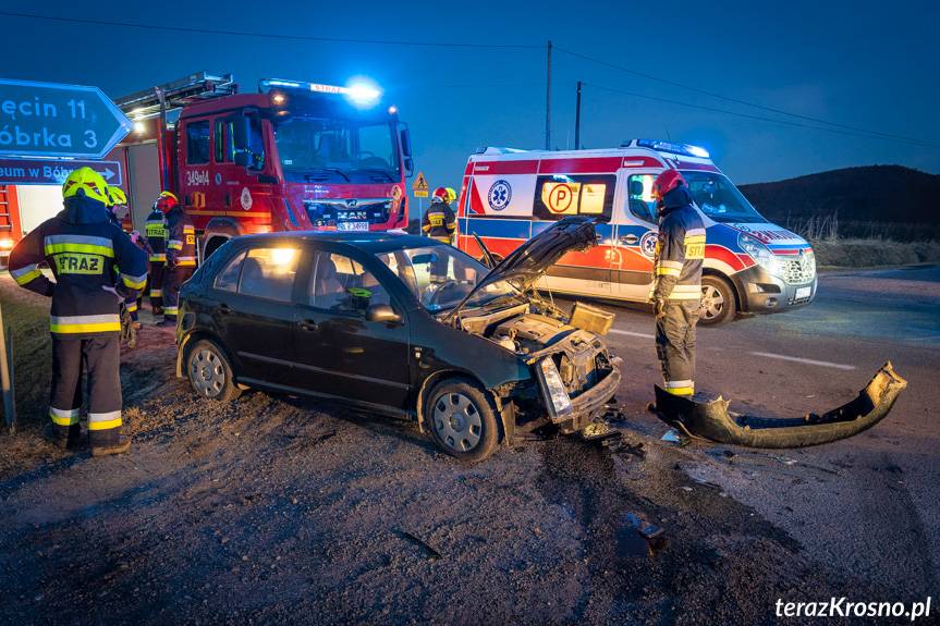 Wypadek w Równem, zderzenie osobówki z ciężarówką