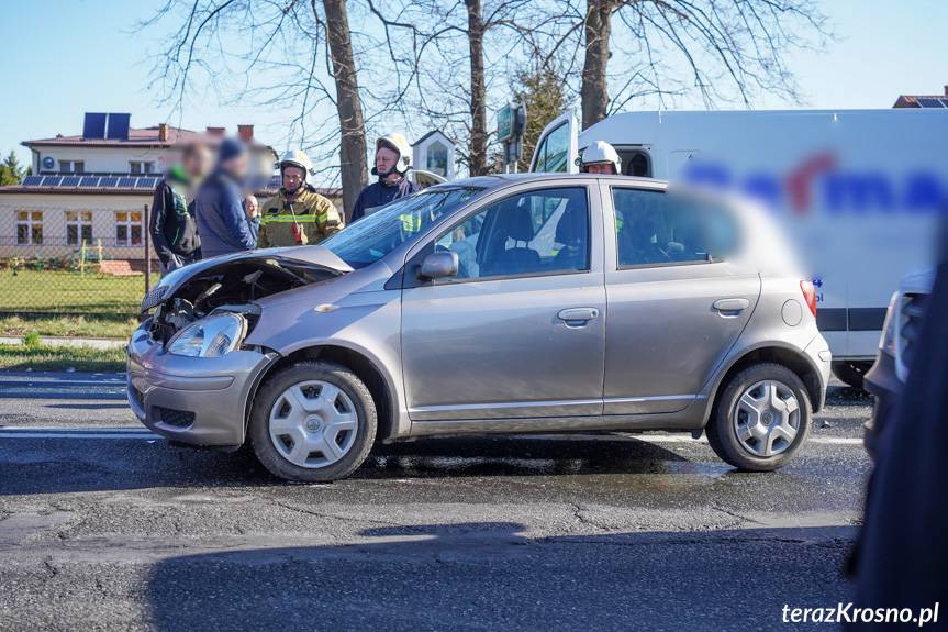 Zderzenie dwóch samochodów w Potoku. Poszkodowane dziecko