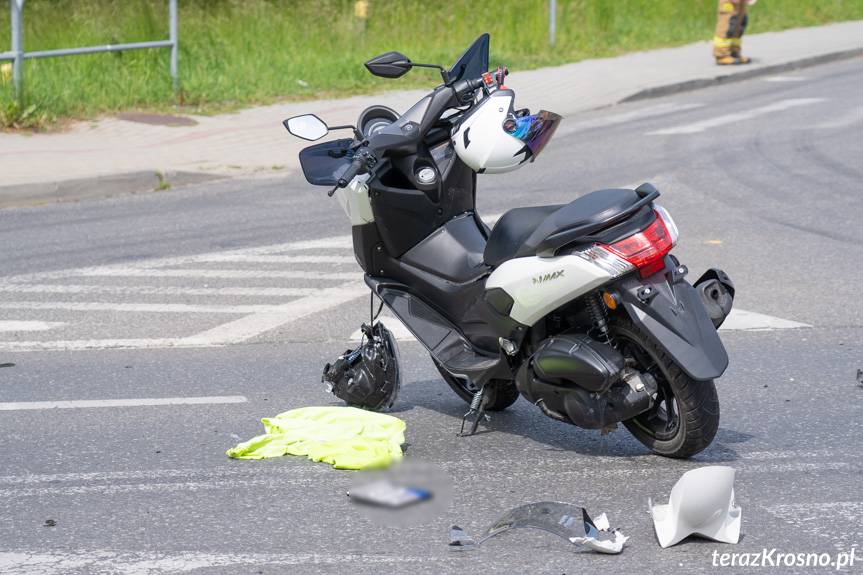 Wypadek na skrzyżowaniu Konopnickiej i Krakowskiej