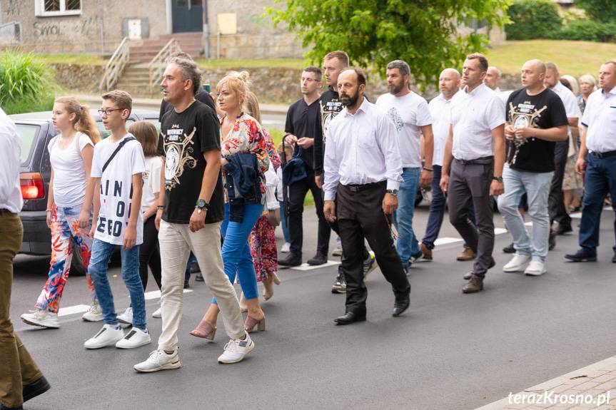 Wojownicy Maryi przeszli ulicami Krosna