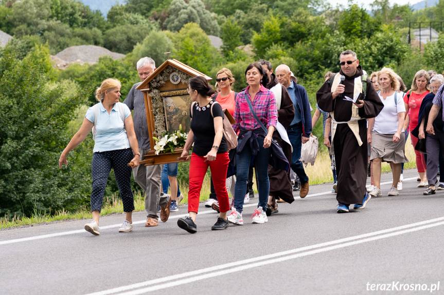 Odpust ku czci św.Jana z Dukli. Procesja z Trzciany do Dukli