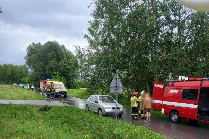 Wypadek w Przybówce