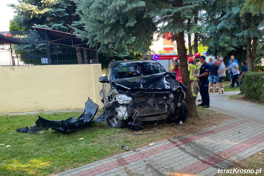 Pijany rajd na osiedlu Traugutta