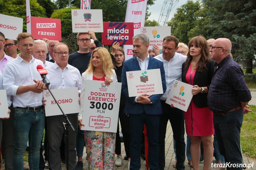 Czy Lewica odbije Podkarpacie Prawu i Sprawiedliwości? Konferencja prasowa w Krośnie