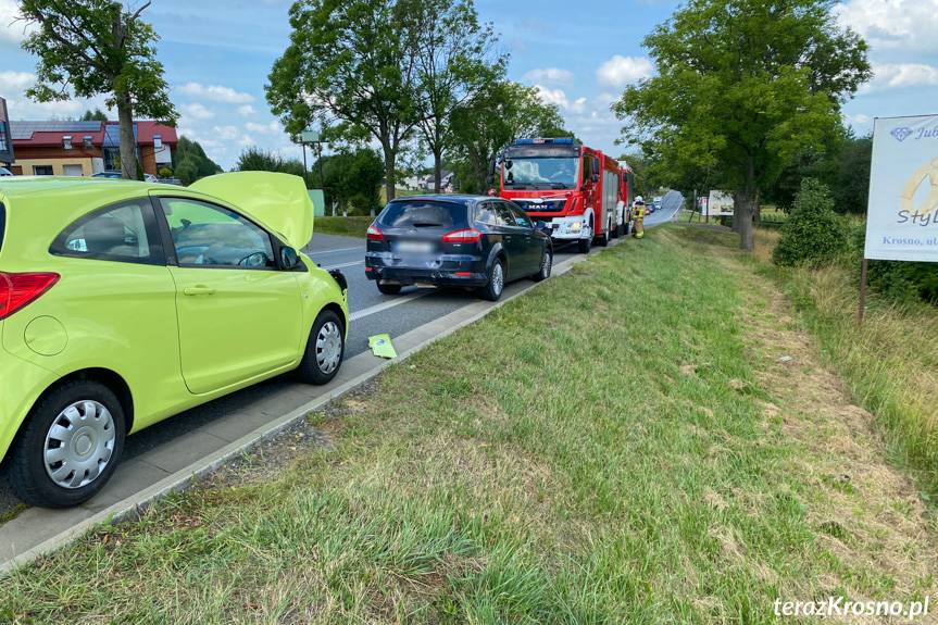 Kolizja trzech fordów na Bieszczadzkiej
