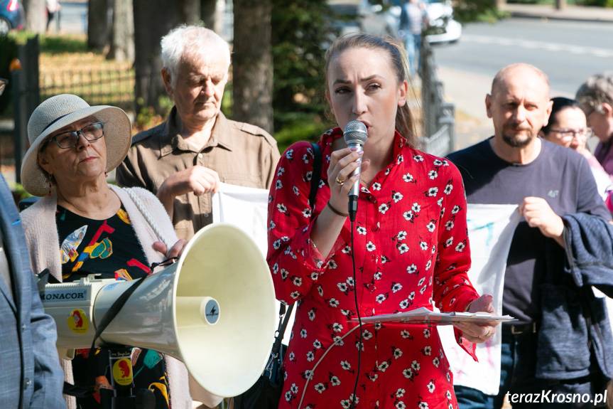Protest w Rymanowie-Zdroju