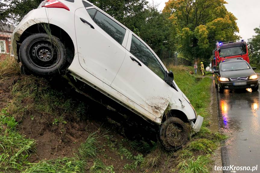 Straciła panowanie nad pojazdem