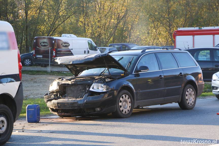Zderzenie audi i fiata w Posadzie Górnej