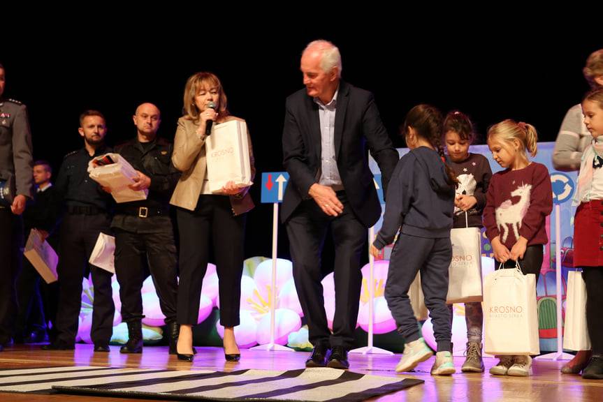 Odblaski dla krośnieńskich pierwszoklasistów