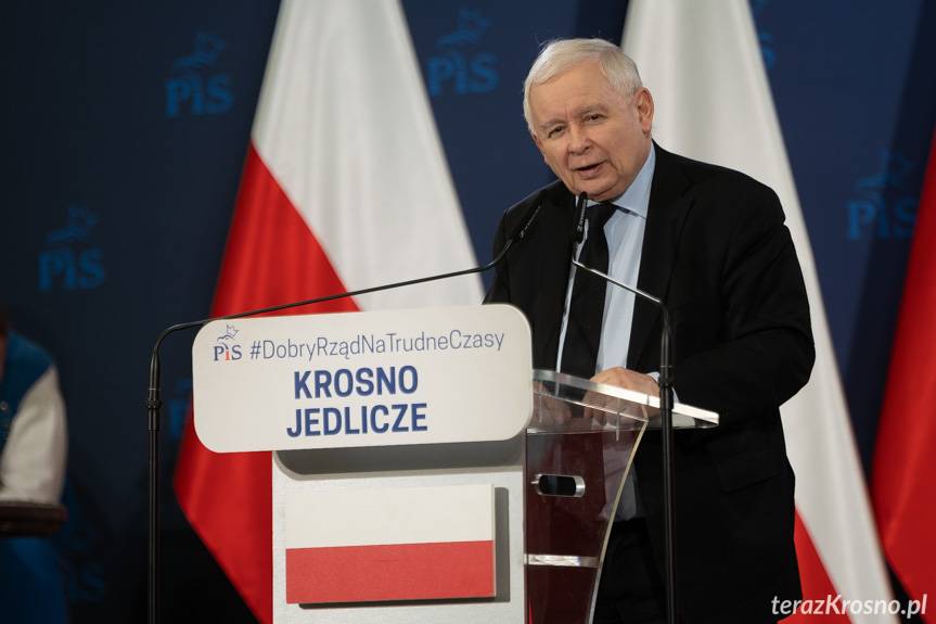 Jarosław Kaczyński w Jedliczu