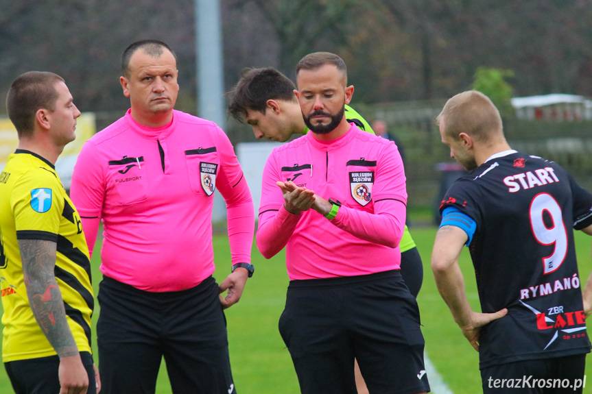 Zabójcze dwie minuty Startu Rymanów