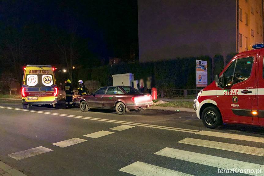 Potrącenie pieszego w Rymanowie-Zdroju