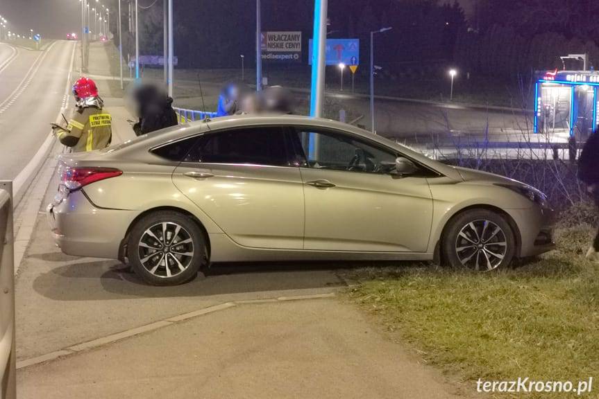 Zderzenie trzech samochodów na Bieszczadzkiej