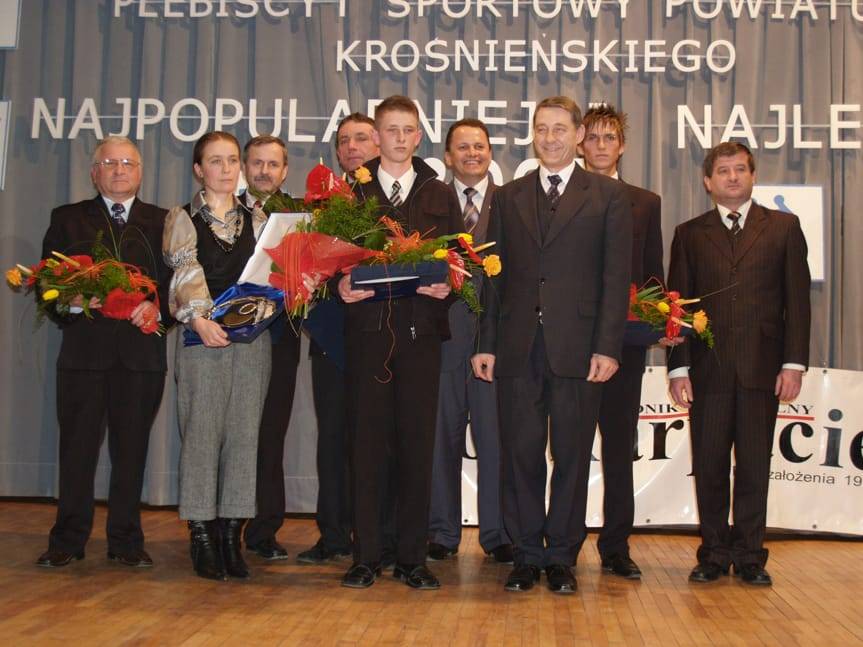 Finał plebiscytu sportowego powiatu krośnieńskiego w Krościenku Wyżnym. 15 lat temu