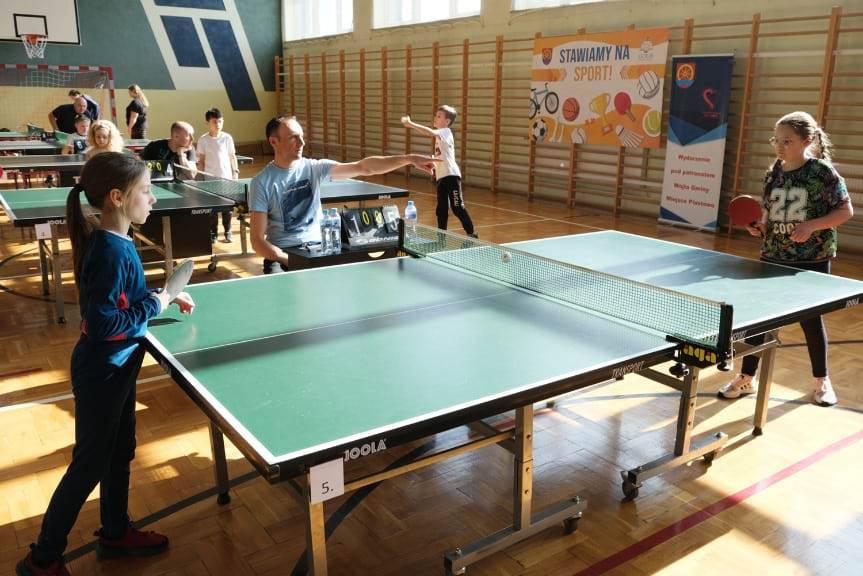 Turniej tenisa stołowego we Wrocance 