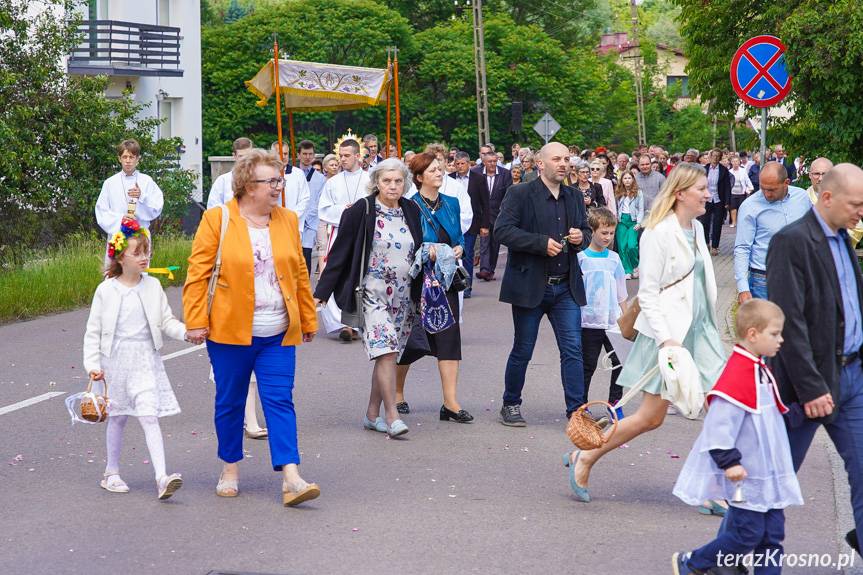 Procesja Bożego Ciała w parafii Miłosierdzia Bożego