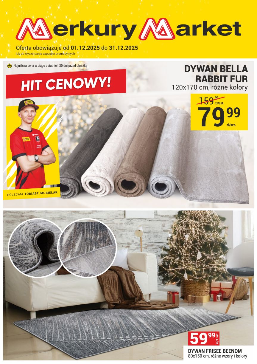 Okładka gazetki promocyjnej: Merkury Market