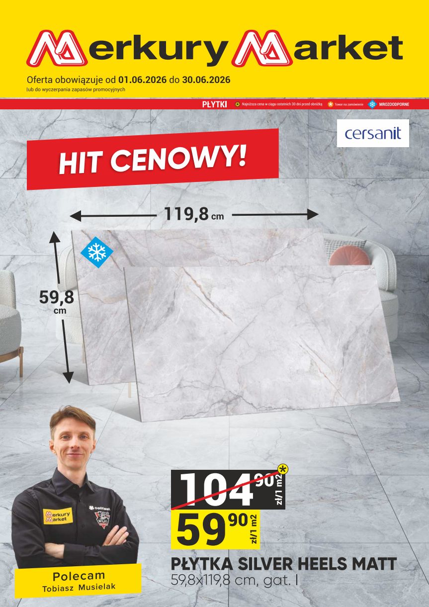Okładka gazetki promocyjnej: Merkury Market