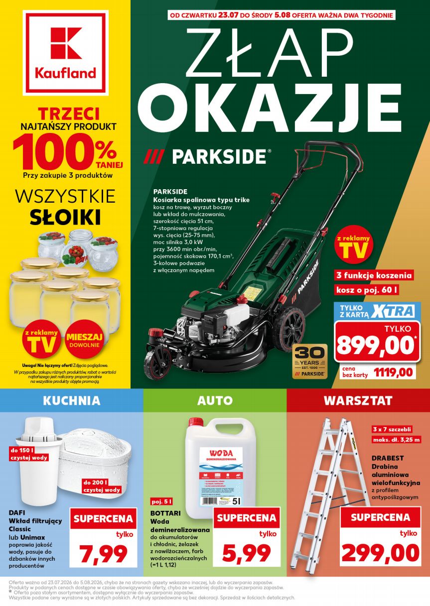 Strona 1 gazetki Kaufland z produktem Dla samochodu