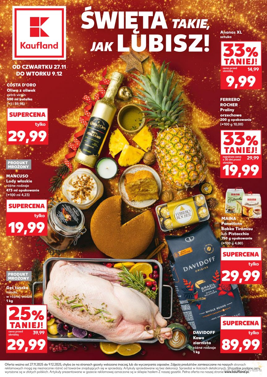 Strona 1 gazetki Kaufland z produktem Mięso i wędliny
