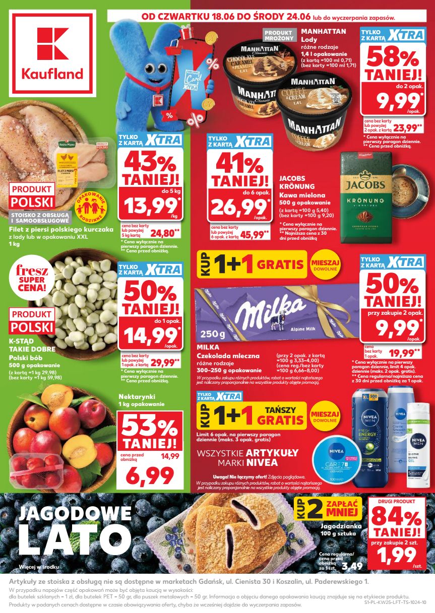 Strona 1 gazetki Kaufland z produktem Mięso i wędliny