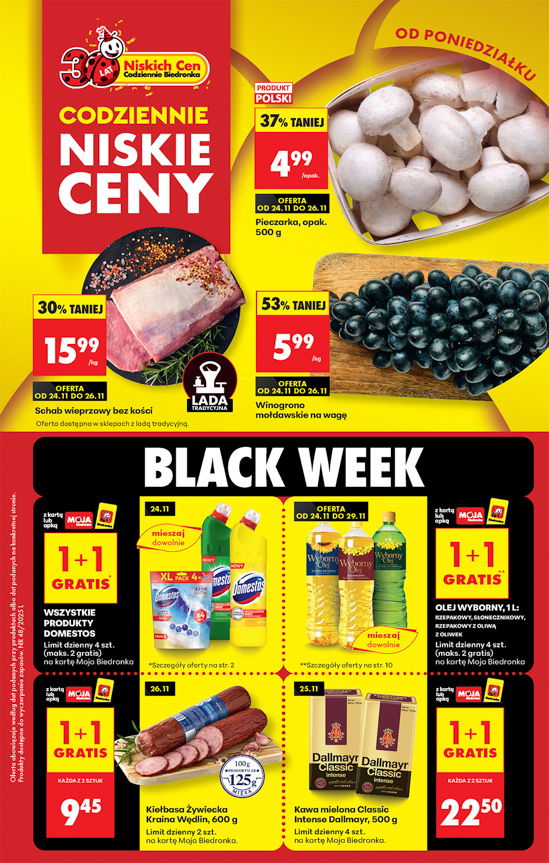 Strona 1 gazetki promocyjnej: Biedronka