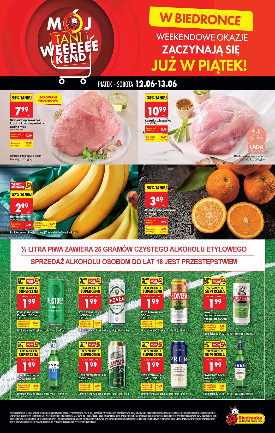 Strona 1 gazetki Biedronka z produktem Owoce i warzywa