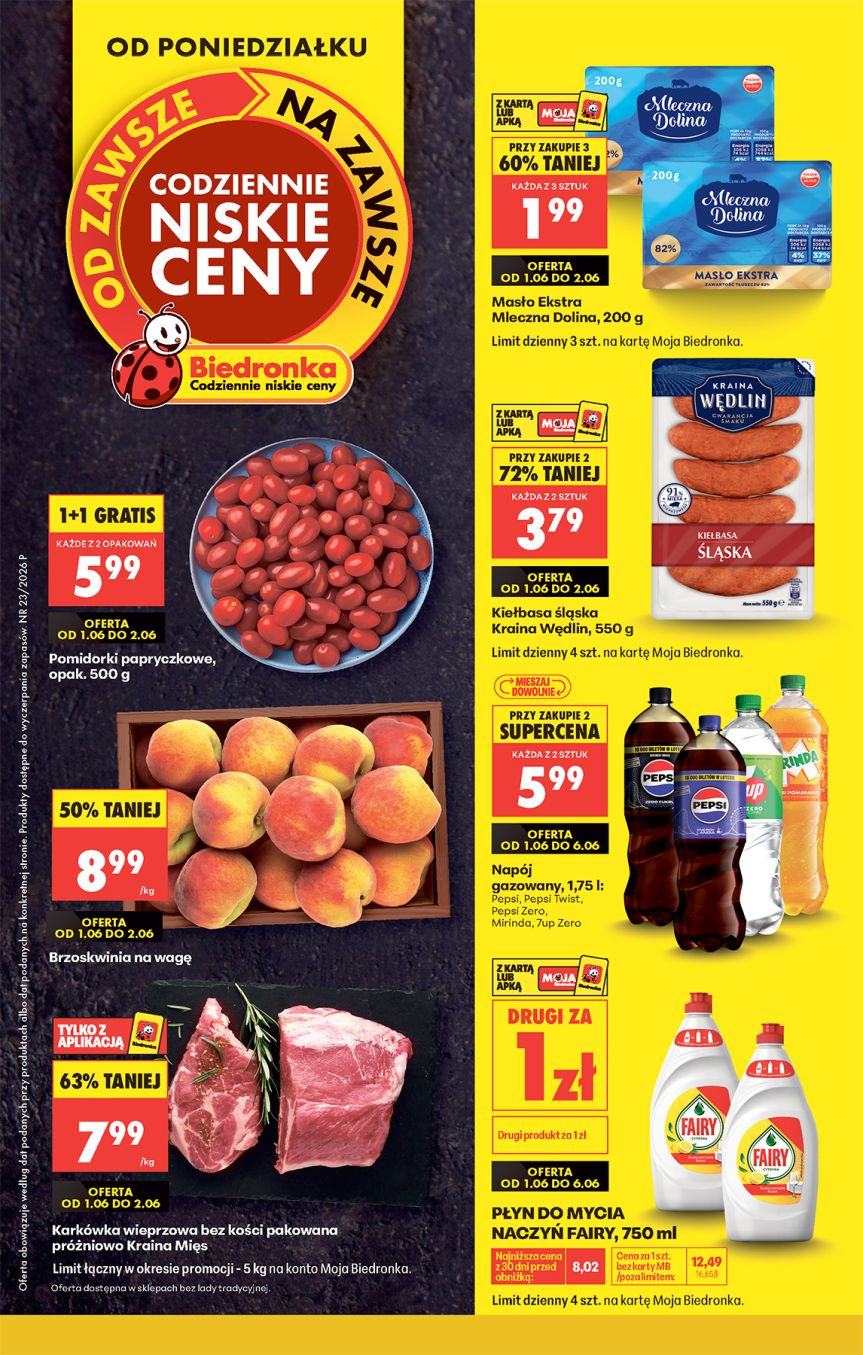 Okładka gazetki promocyjnej: Biedronka - W tym tygodniu