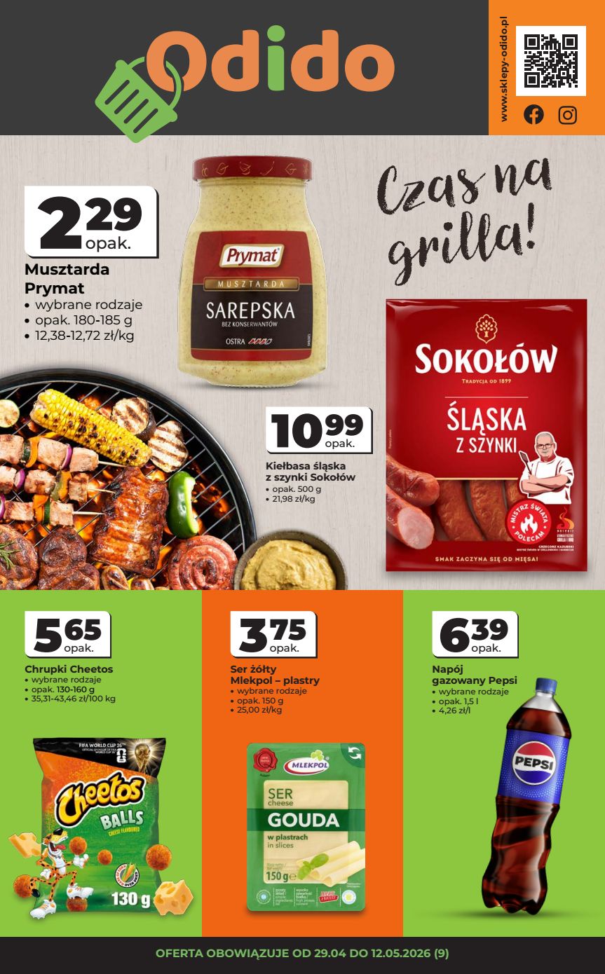 Okładka zakończonej gazetki promocyjnej: Odido - Plakat