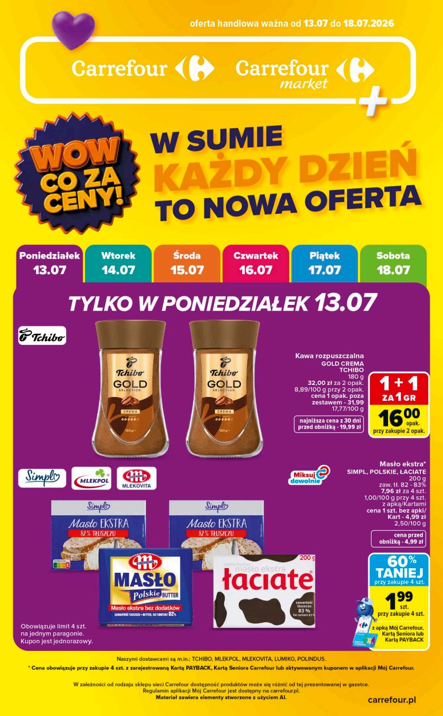 Okładka gazetki promocyjnej: Carrefour