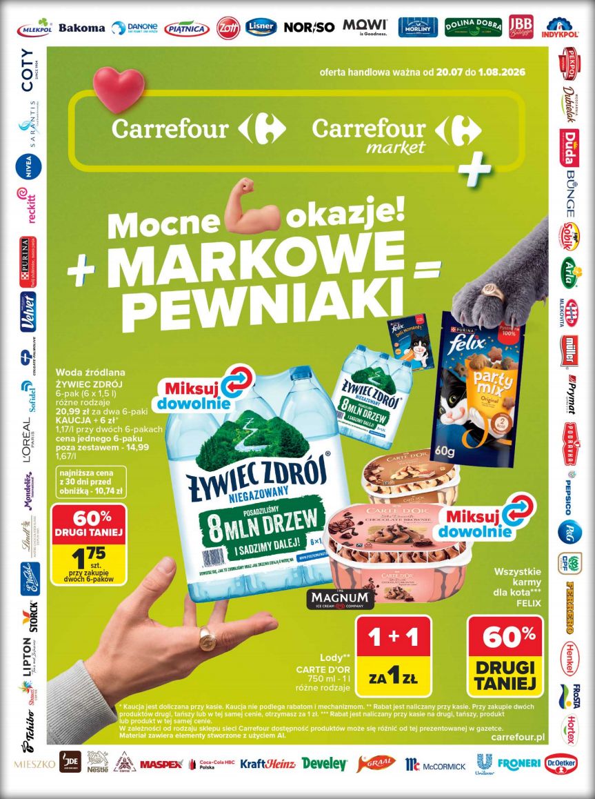 Okładka gazetki promocyjnej: Carrefour Market