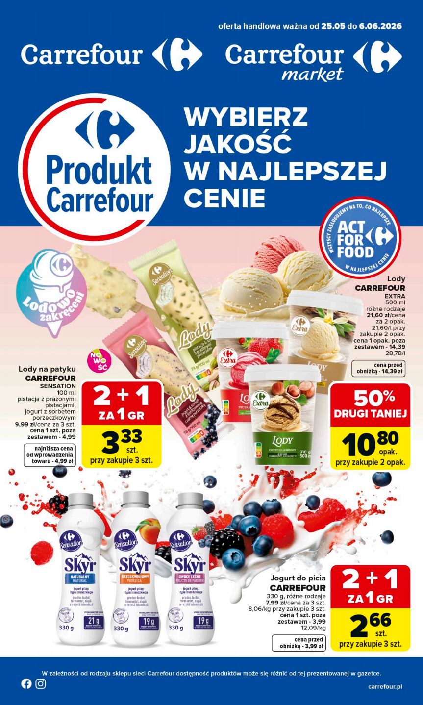 Okładka gazetki promocyjnej: Carrefour