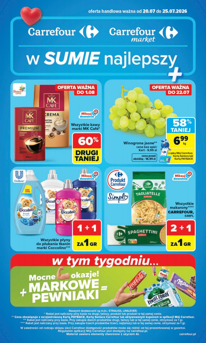 Okładka gazetki promocyjnej: Carrefour Market