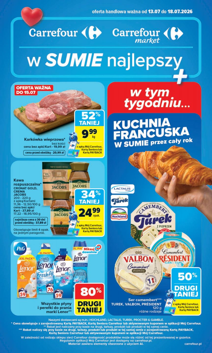 Okładka gazetki promocyjnej: Carrefour Market