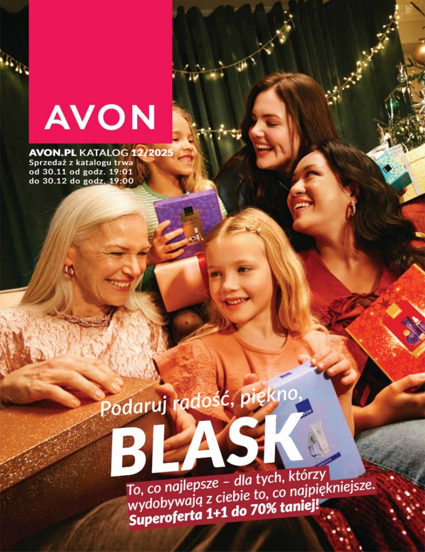 Okładka gazetki promocyjnej: Avon