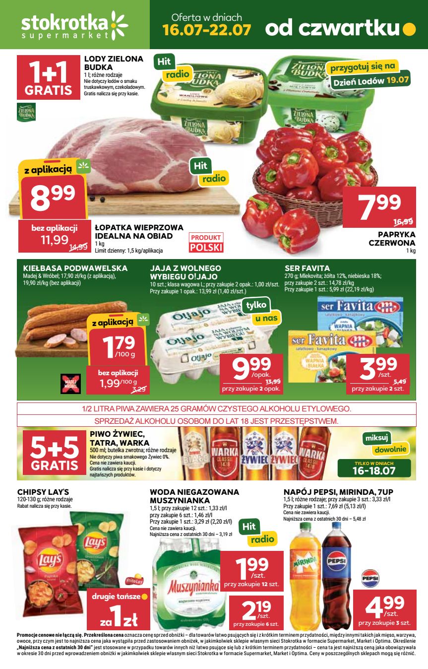 Okładka gazetki promocyjnej: Stokrotka