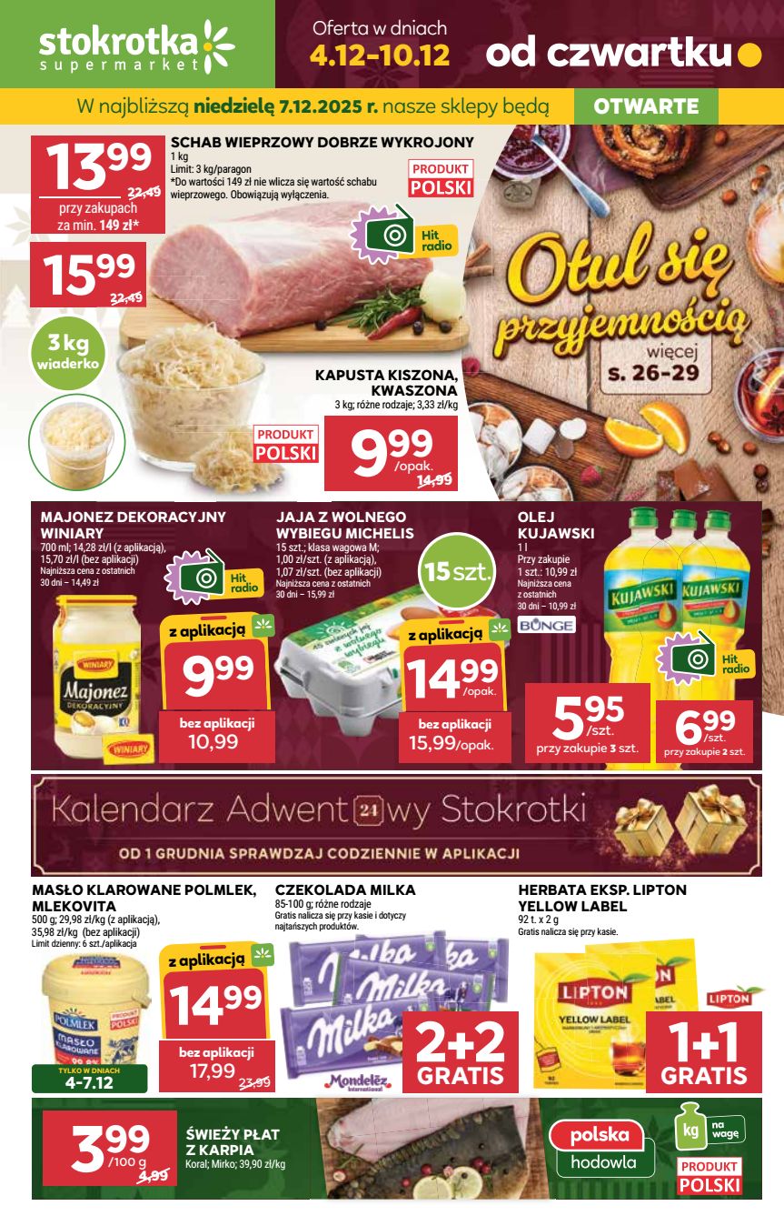 Strona 1 gazetki Stokrotka z produktem Jaja