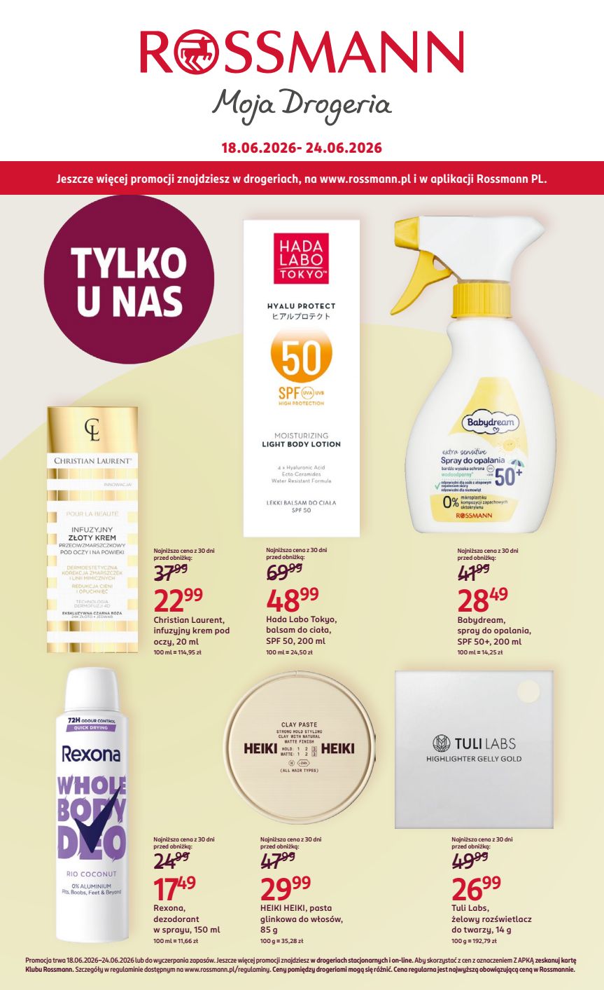 Okładka: Rossmann - Gazetka promocyjna