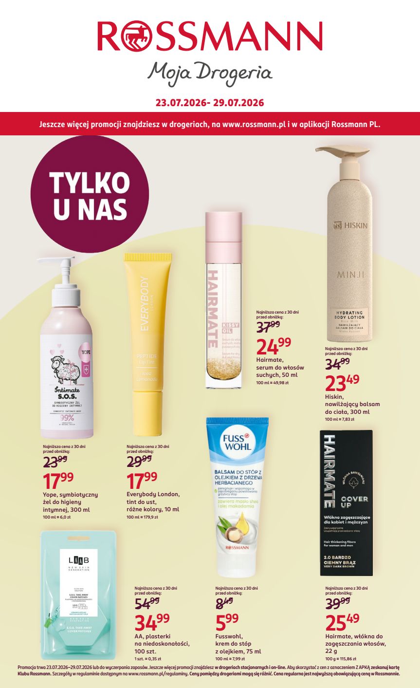 Okładka: Rossmann - Gazetka promocyjna