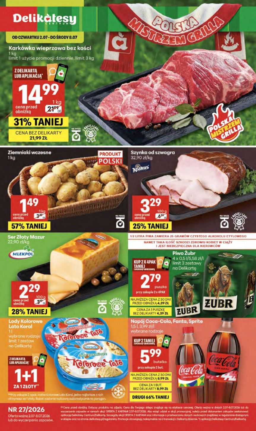 Okładka: Delikatesy Centrum